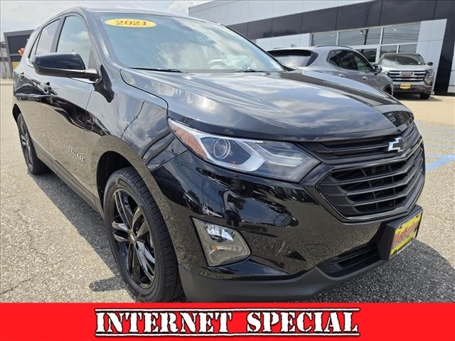 Used 2021 Chevrolet Equinox LT with VIN 3GNAXUEVXML398653 for sale in Little Falls, NJ