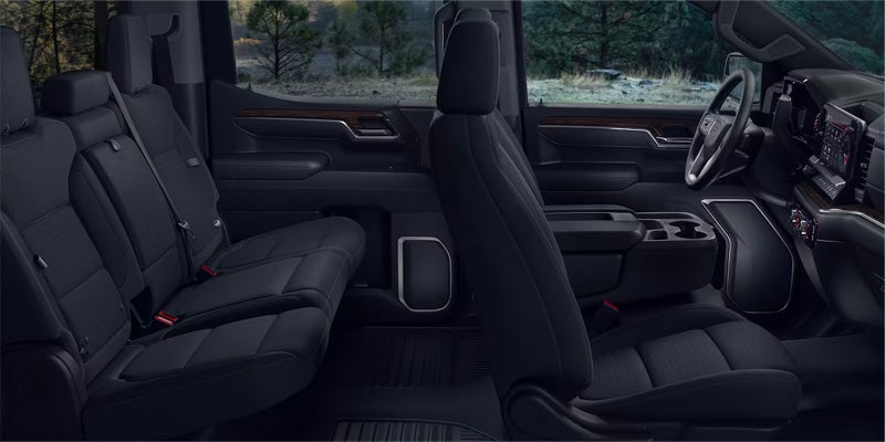 Interior cabin view of the 2024 GMC Sierra 1500