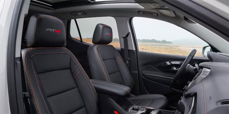 The Jet Black Front Interior on the GMC Terrain