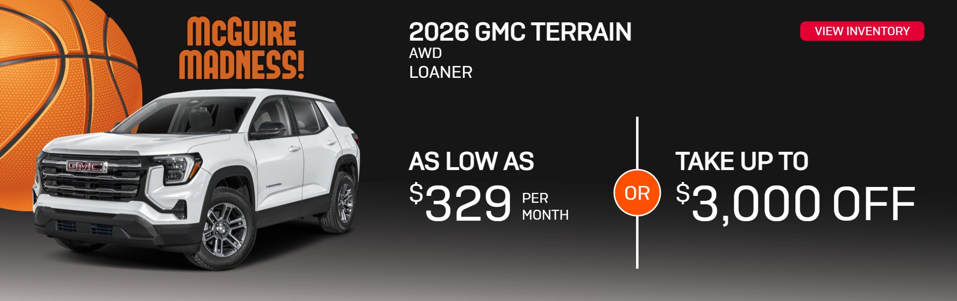  2026 Terrain LOANER