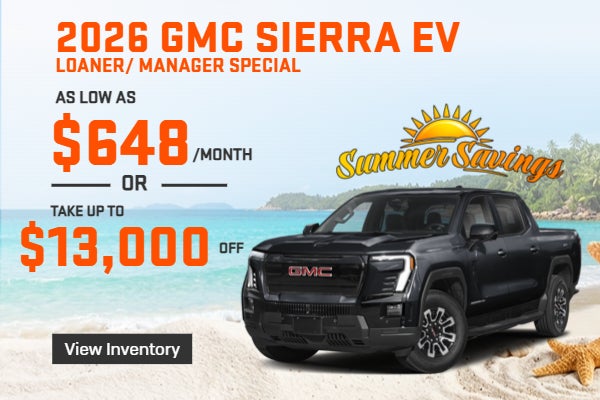 2026 Sierra EV LOANER