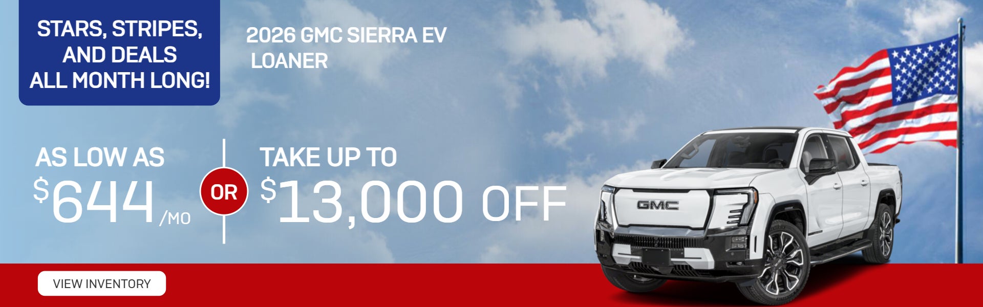 2026 Sierra EV LOANER