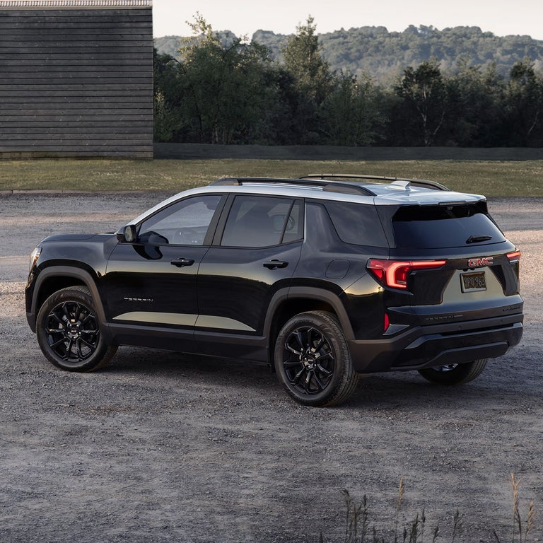 Rear Three-Quarters View of the GMC Terrain Small SUV