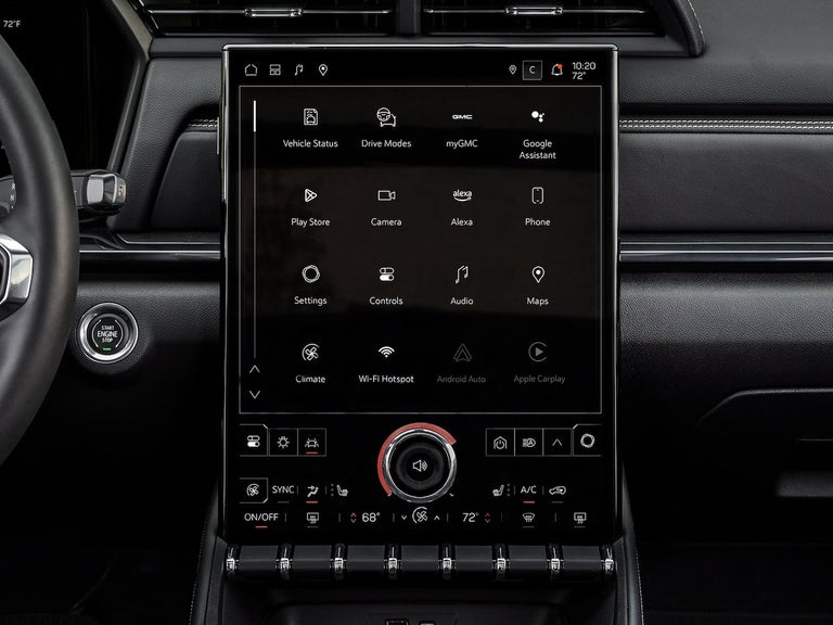 The 15 Inch Diagonal Premium GMC Infotainment System